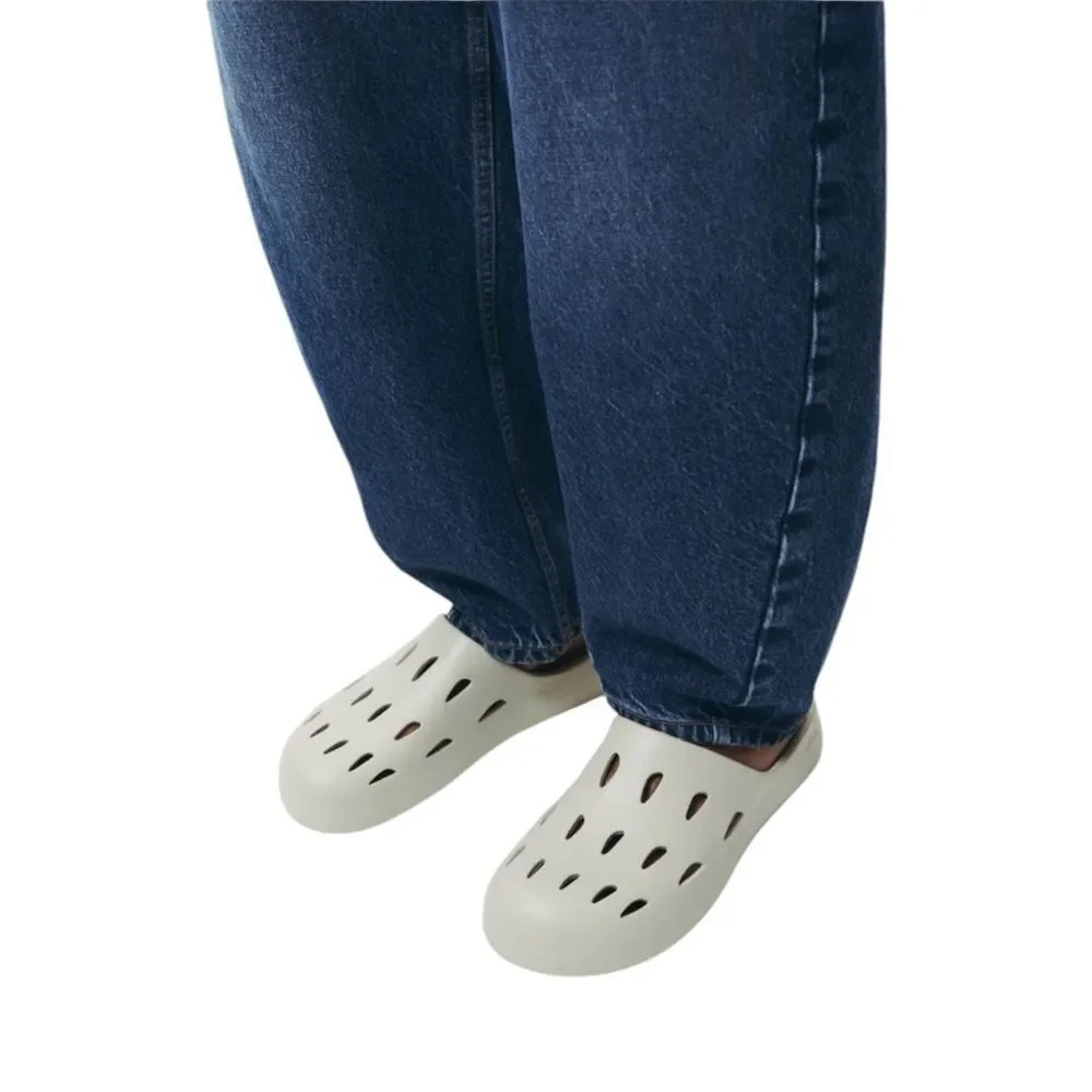 ZARA Ecru Jetfoam Clogs NWT Men’s Size 11 12 Cream Slip On Foam Mule - Picture 9 of 10